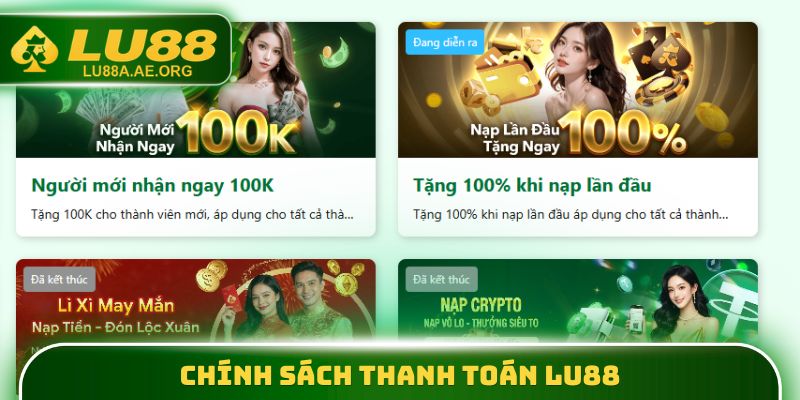 Chính Sách Thanh Toán - Nâng Cao Chất Lượng Trong Giao Dịch 1 Chính sách thanh toán lu88